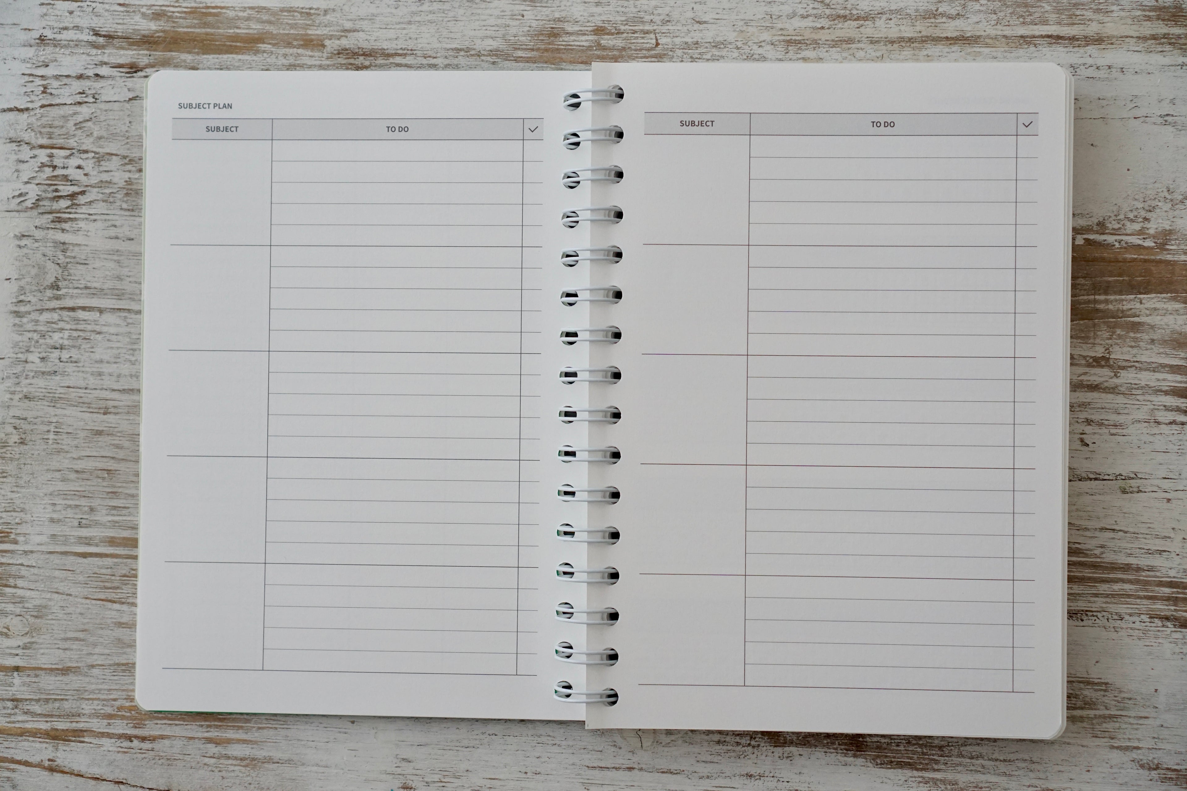 Lucky Study Planner — 6-Month A5 Study Planner with Hidden Clovers