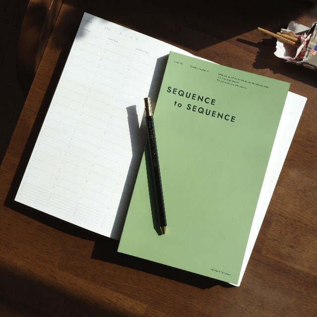 Sequence to Sequence, 24-Hour Timetable Weekly Planner (6-Month)