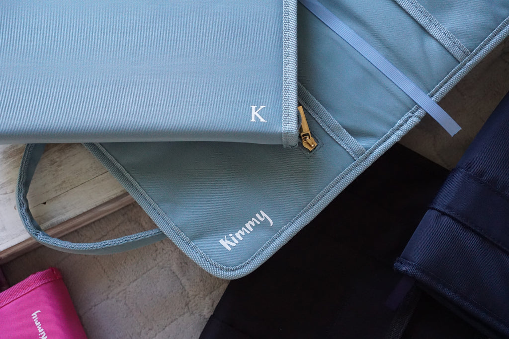 Personalised Book Sleeve with Zipper Personalised Reading Bundle | Book Cover Bag & Stationery Pouch