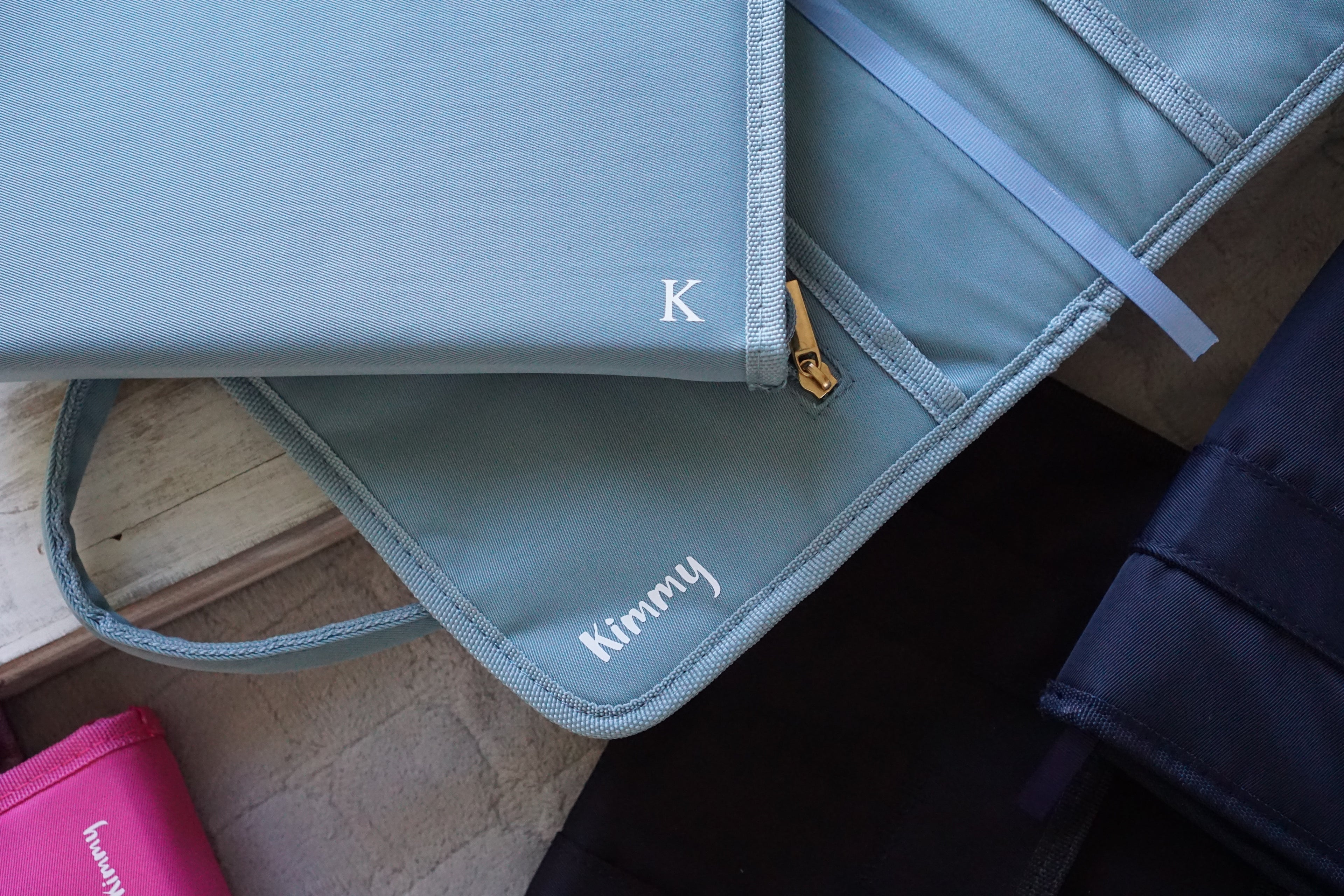 Personalised Book Sleeve with Zipper Personalised Reading Bundle | Book Cover Bag & Stationery Pouch