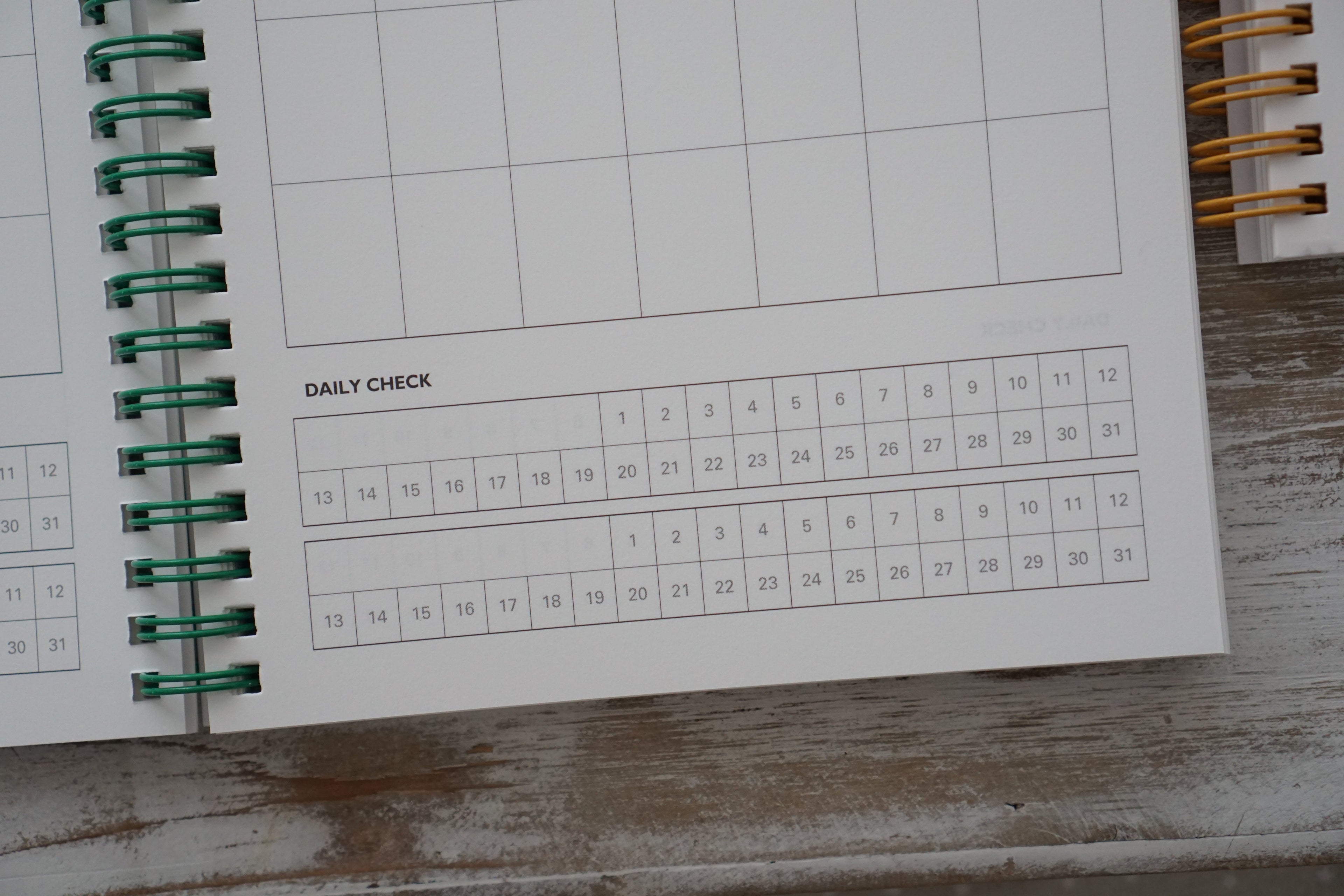 A5 Health & Wellness Journal Planner – 6-Month Meal & Body Tracking