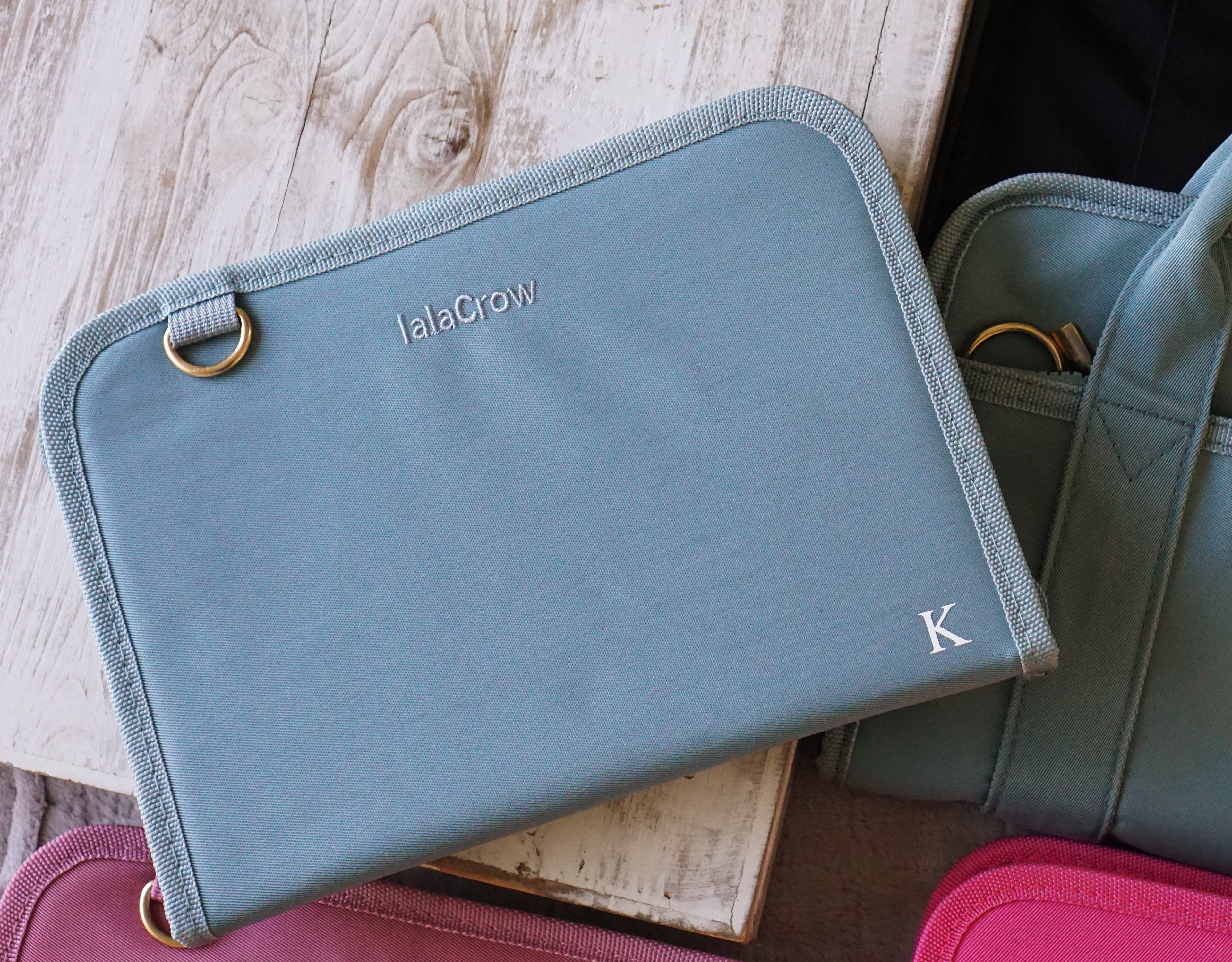 Personalised Reading Bundle - Blue Book Cover Bag & Stationery Pouch Bundle | Reader Gift