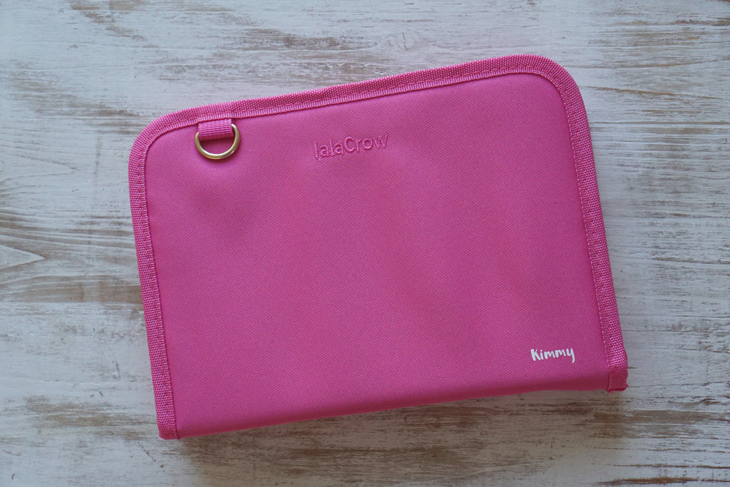 Custom Book Cover Bag with Handles  Reader Self-Care Kit Aesthetic Stationery Pouch Personalised Book Sleeve with Zipper Personalised Reading Bundle | Book Cover Bag & Stationery Pouch