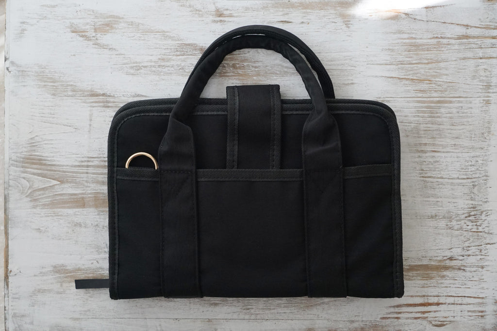 Preppy Reading Accessories, Hot Pink and Black Aesthetic, Water-resistant Book Bag, Travel Book Protector, Annotation Pouch, Kindle and Book Carrier, Bible Cover for Women, Minimalist Book Bag, Coquette Stationery Pouch, Desk Organization Gifts.