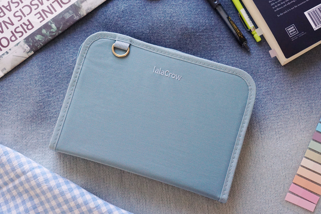 Blue Stationery Pouch, Small Book Pouch | Daily Stationery Pouch