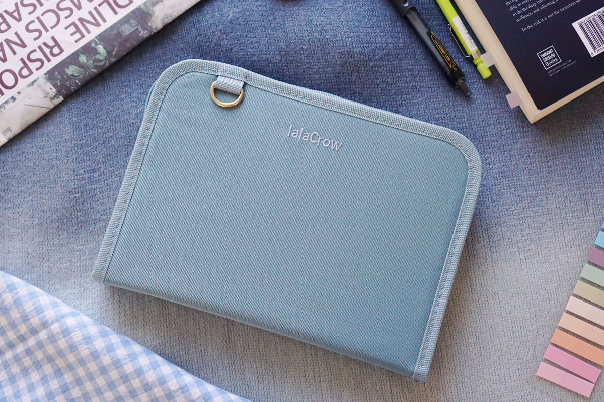 Blue Stationery Pouch, Small Book Pouch | Daily Stationery Pouch