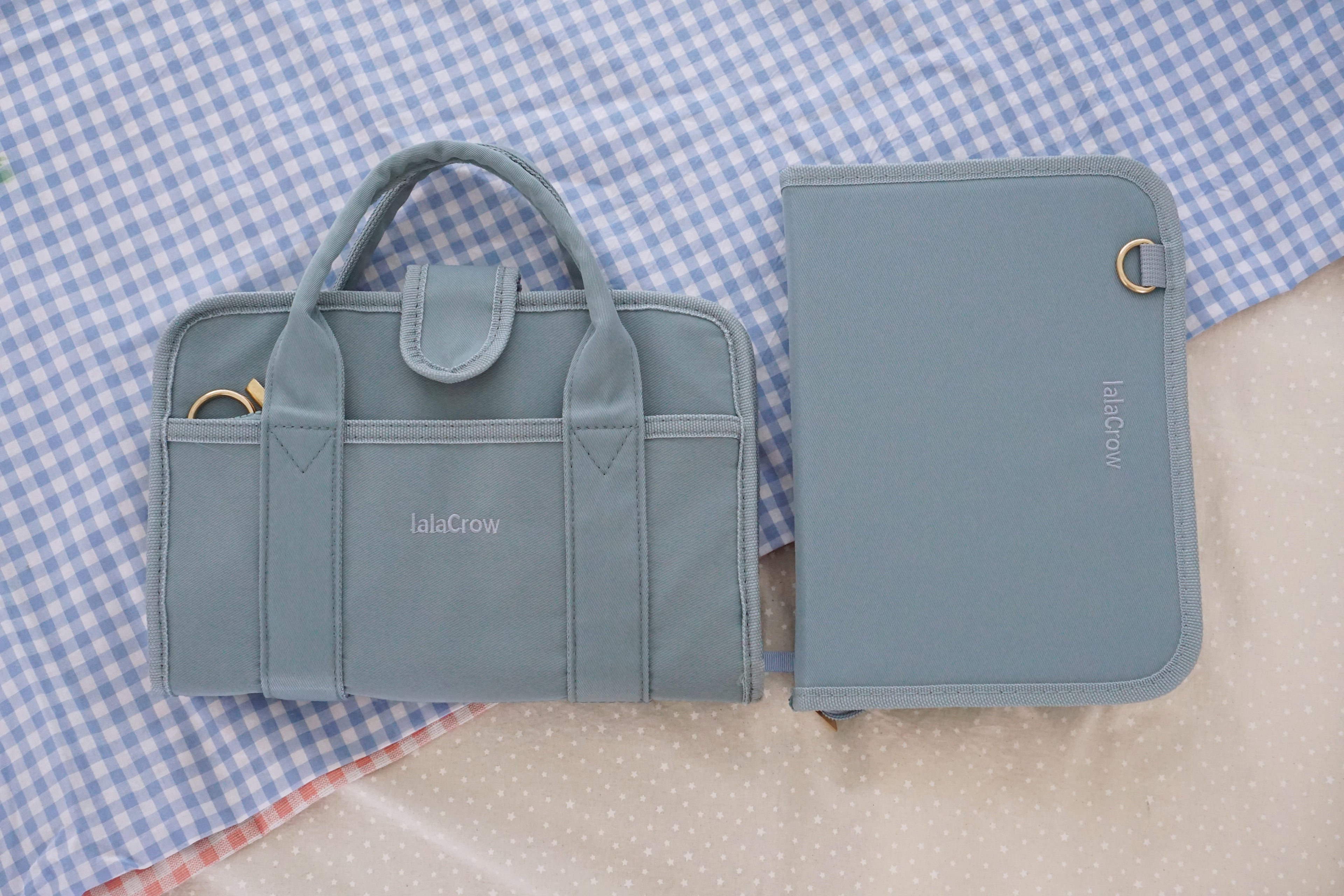 Blue Book Cover Bag Bundle | Reading & Writing Bag for Book Lovers