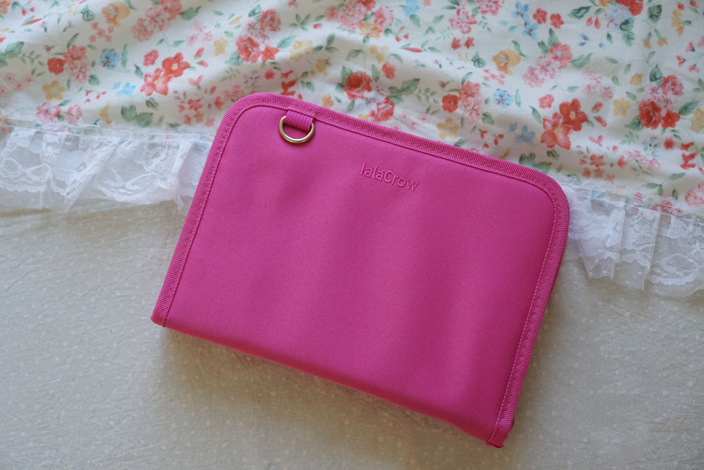 Modern Preppy Aesthetic, Back to School Stationery, BookTok Essentials, Kindle and Book Pouch, Navy Blue Desk Accessories, Vibrant Pink Gift Ideas, Annotation Kit Pouch, Protective Book Carrier, Bible Cover for Women, Office Stationery Organizer.