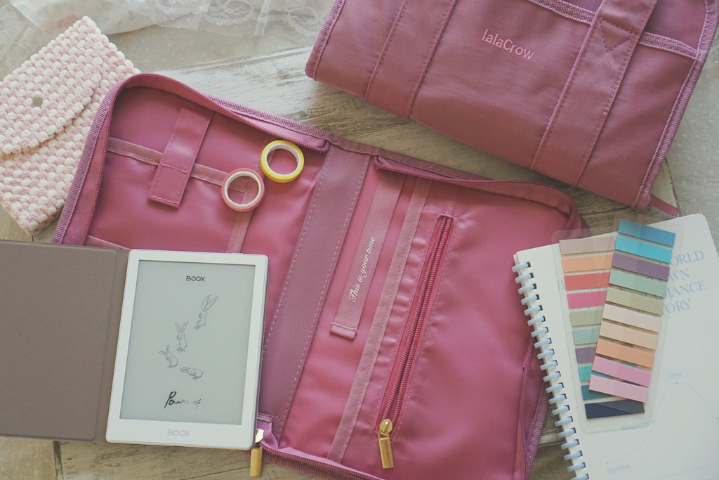 Personalised Pink Reading Bundle, Pink Book Cover Bag, Stationery Pouch, Bookish Gifts for Her, Custom Book Sleeve, Pink Aesthetic Stationery, Gifts for Book Lovers, Reader Gift Box, Bookish Bundle and Save, Personalised Library Accessories, Pink Pencil C