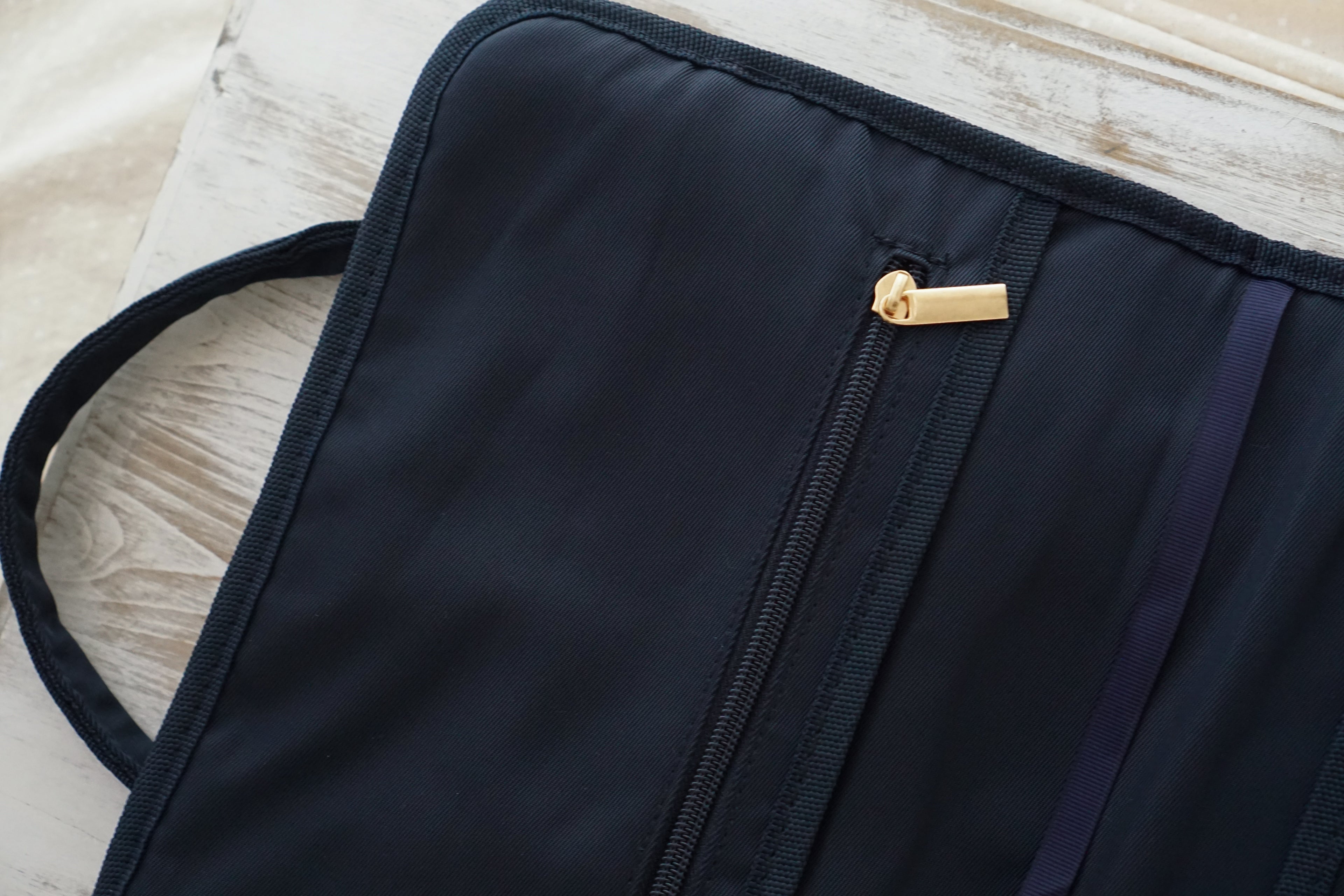 Waterproof bookbag, Men's bookbag, Book bags for adults, Handbag for books, Navy Blue