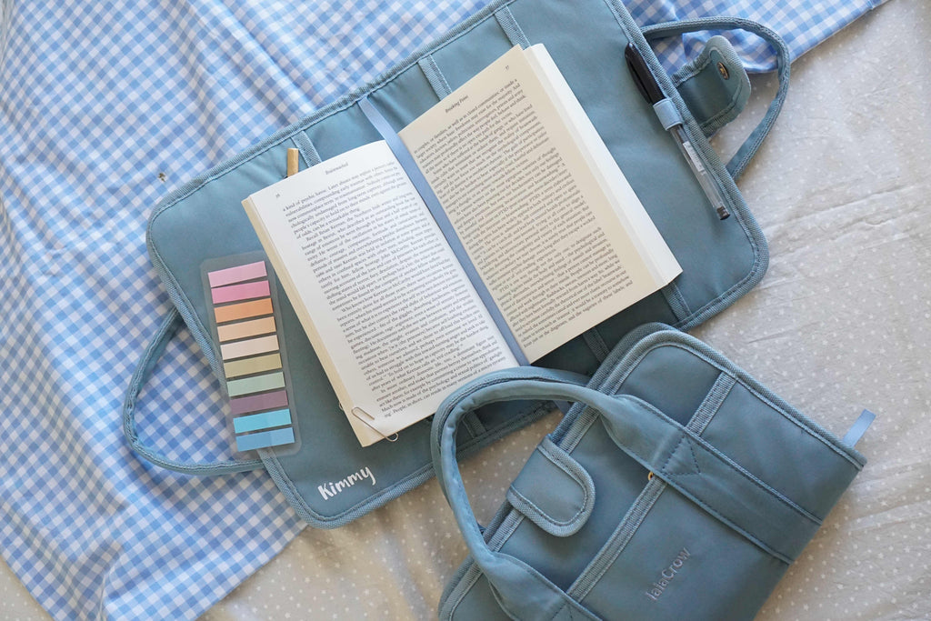 Personalised Book Bags, Bookish Gifts, Initial on Book Bags, Book Cover