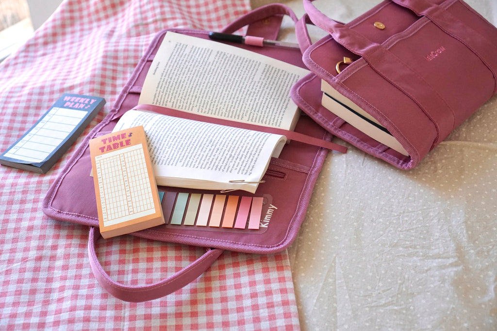 Personalised Book Bags, Bookish Gifts, Initial on Book Bags, Book Cover