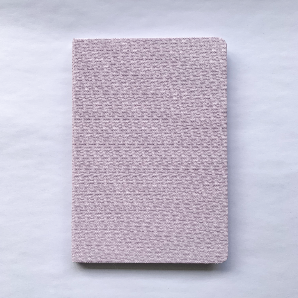 Fabric Cover Blank Notebook – Compact A5/A6 Size
