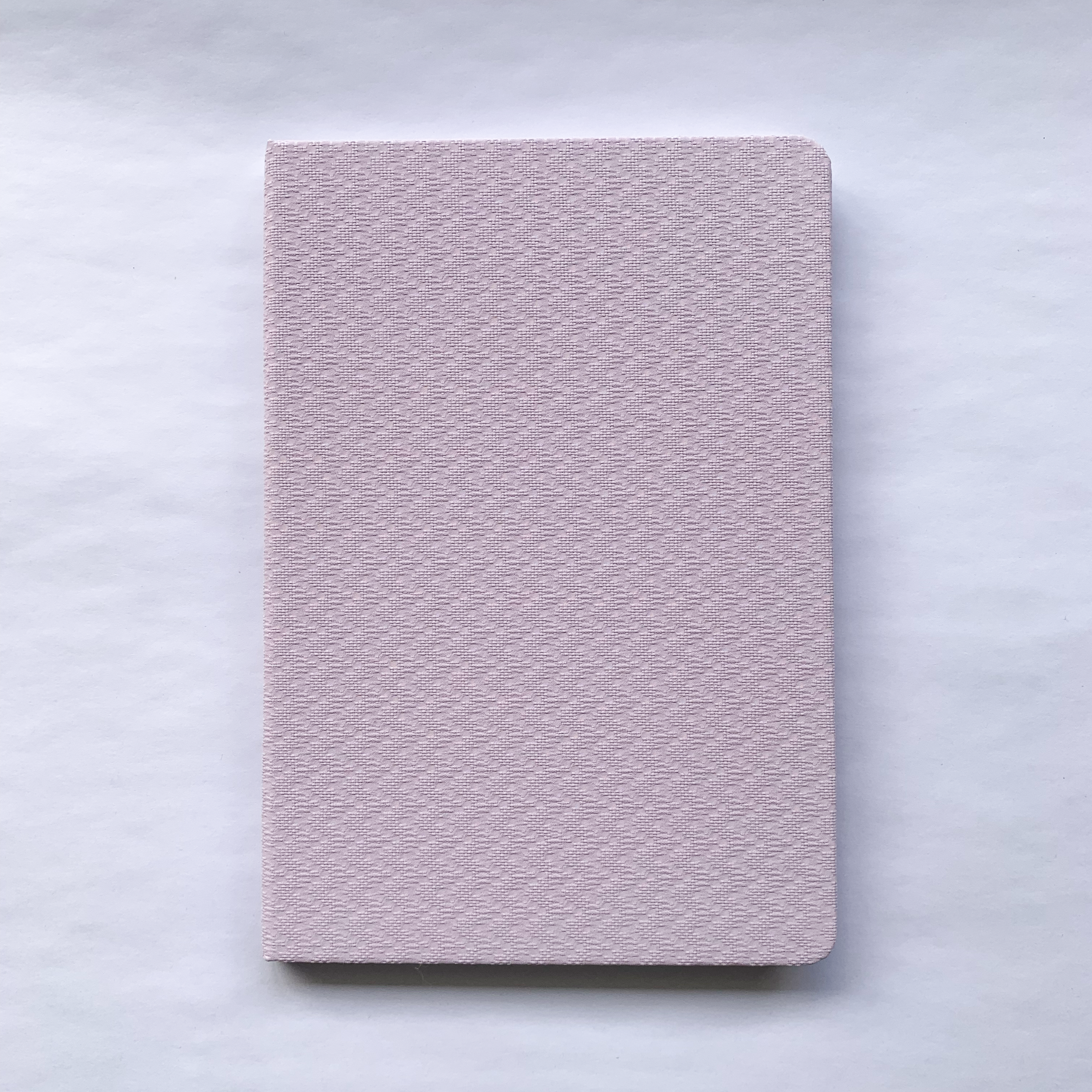 Fabric Cover Blank Notebook – Compact A5/A6 Size