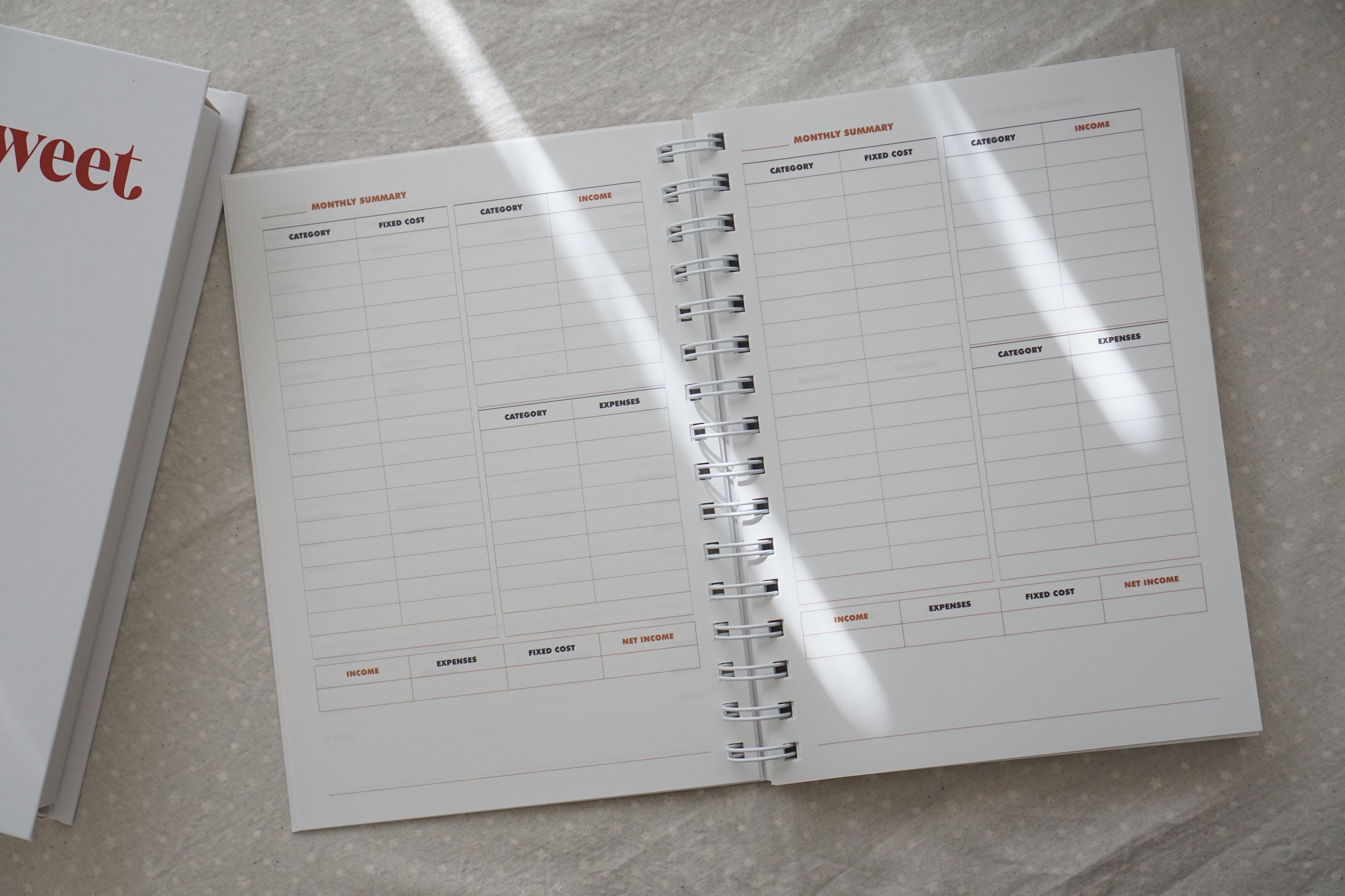 Self Employed Worker's Planner