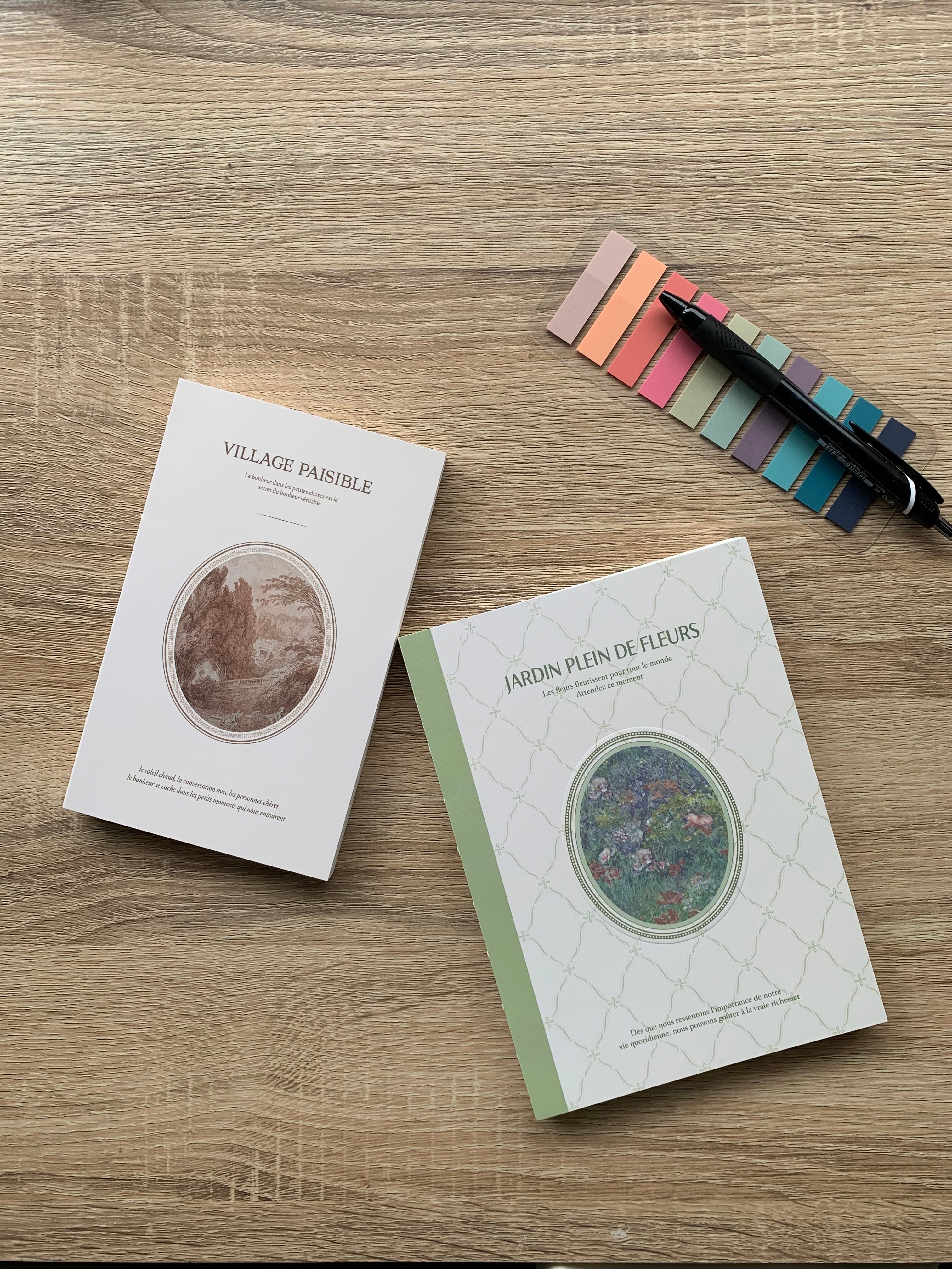 Vintage Blank Notebook Opens 180°, Unlined