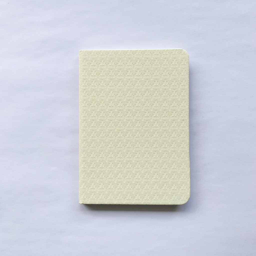Fabric Cover Blank Notebook – Compact A5/A6 Size