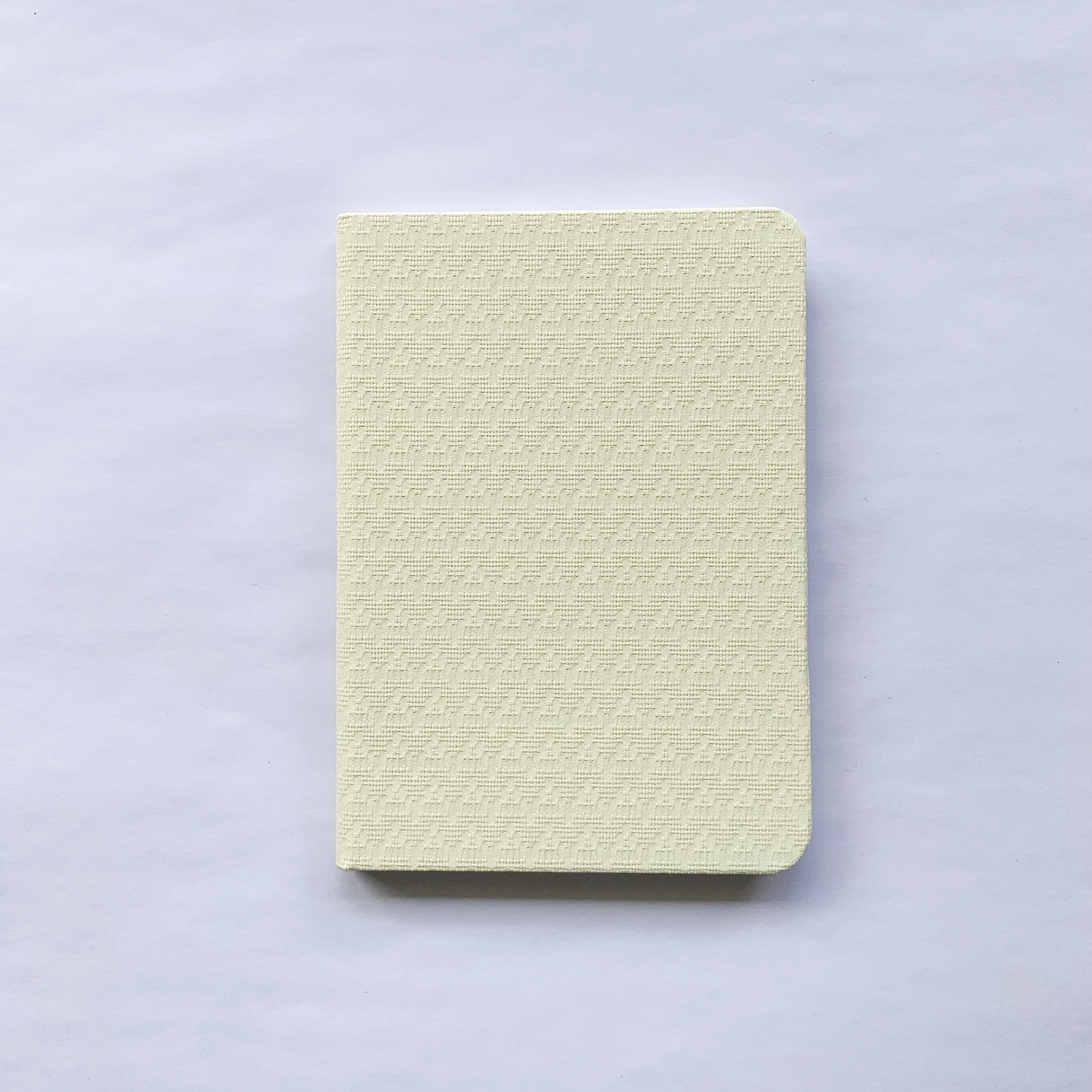 Fabric Cover Blank Notebook – Compact A5/A6 Size